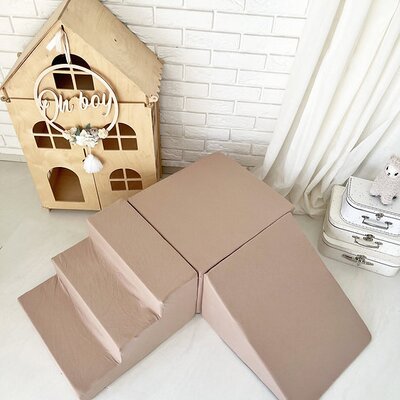 Foam speelset katoen (3st) Beige