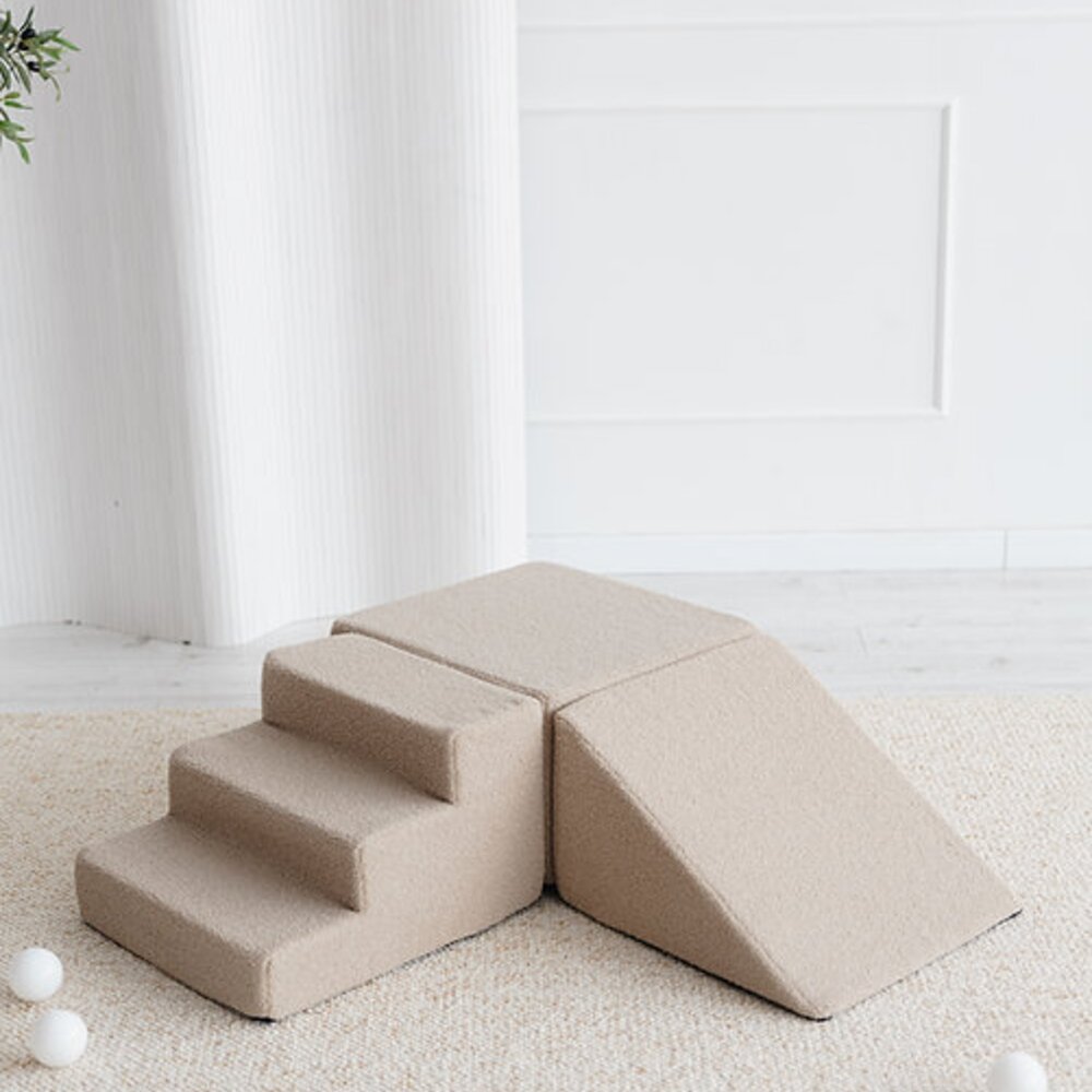 Foam speelset Boucle (3 stuks) Beige