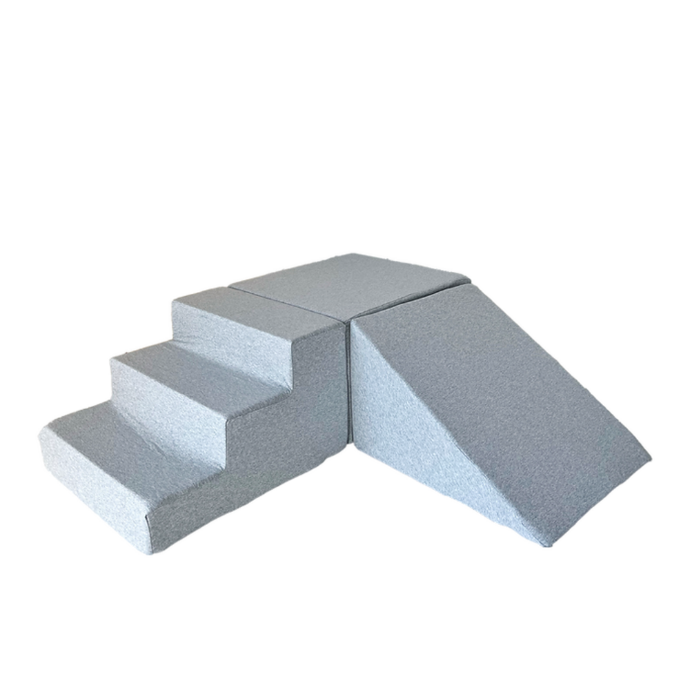 Foam speelset katoen (3st) Light Grey