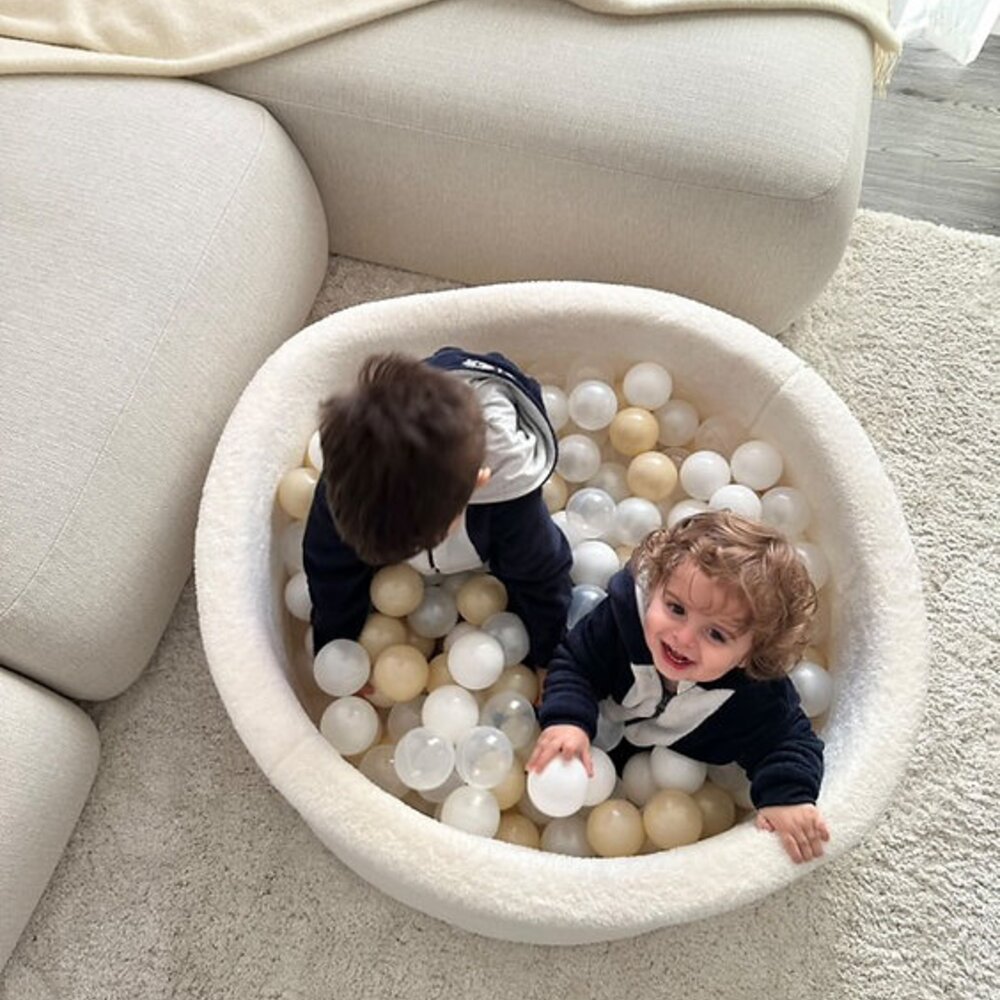 Ballenbad teddy Small - 90x30 + 200 ballen White