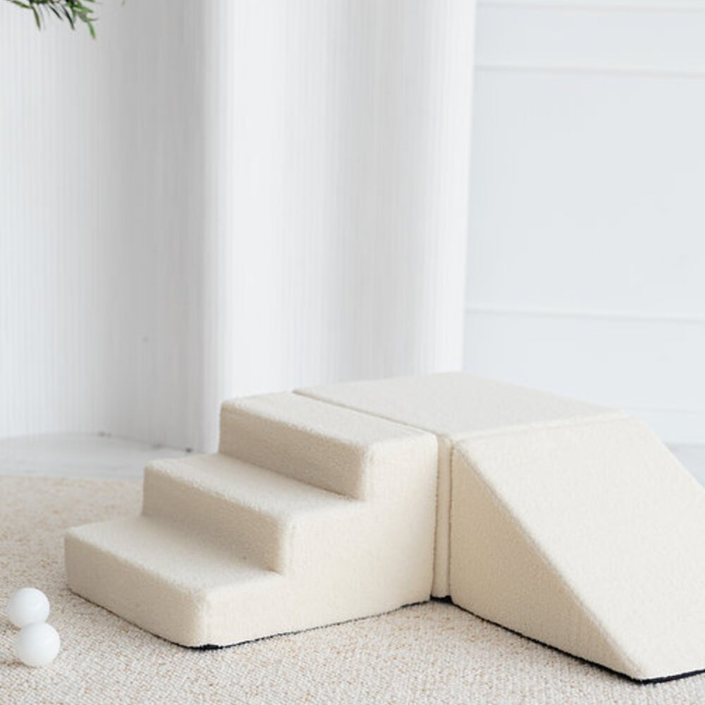 Foam speelset Boucle (3 stuks) Creme