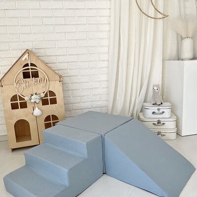 Foam speelset katoen (3st) Blue