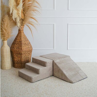 Foam speelset Velvet Rib (3 stuks) Beige