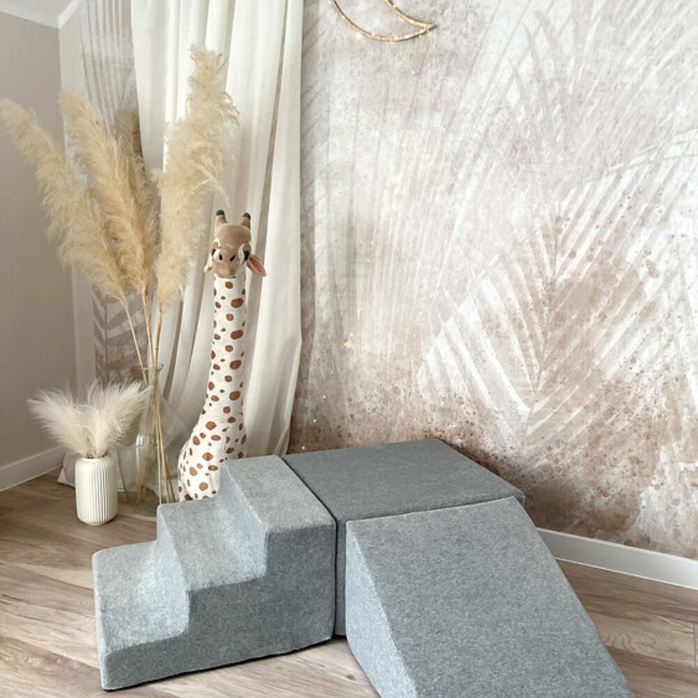 Foam speelset soft velvet (3st) Grey