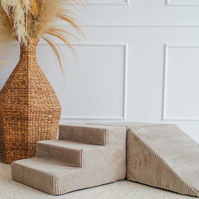 Foam speelset Velvet Rib (3 stuks) Beige