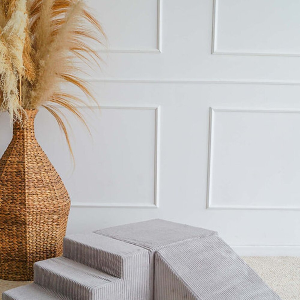 Foam speelset Velvet Rib (3 stuks) Grey