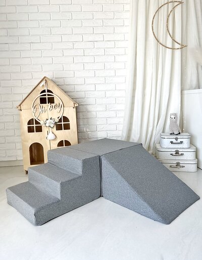 Foam speelset katoen (3st) Grey