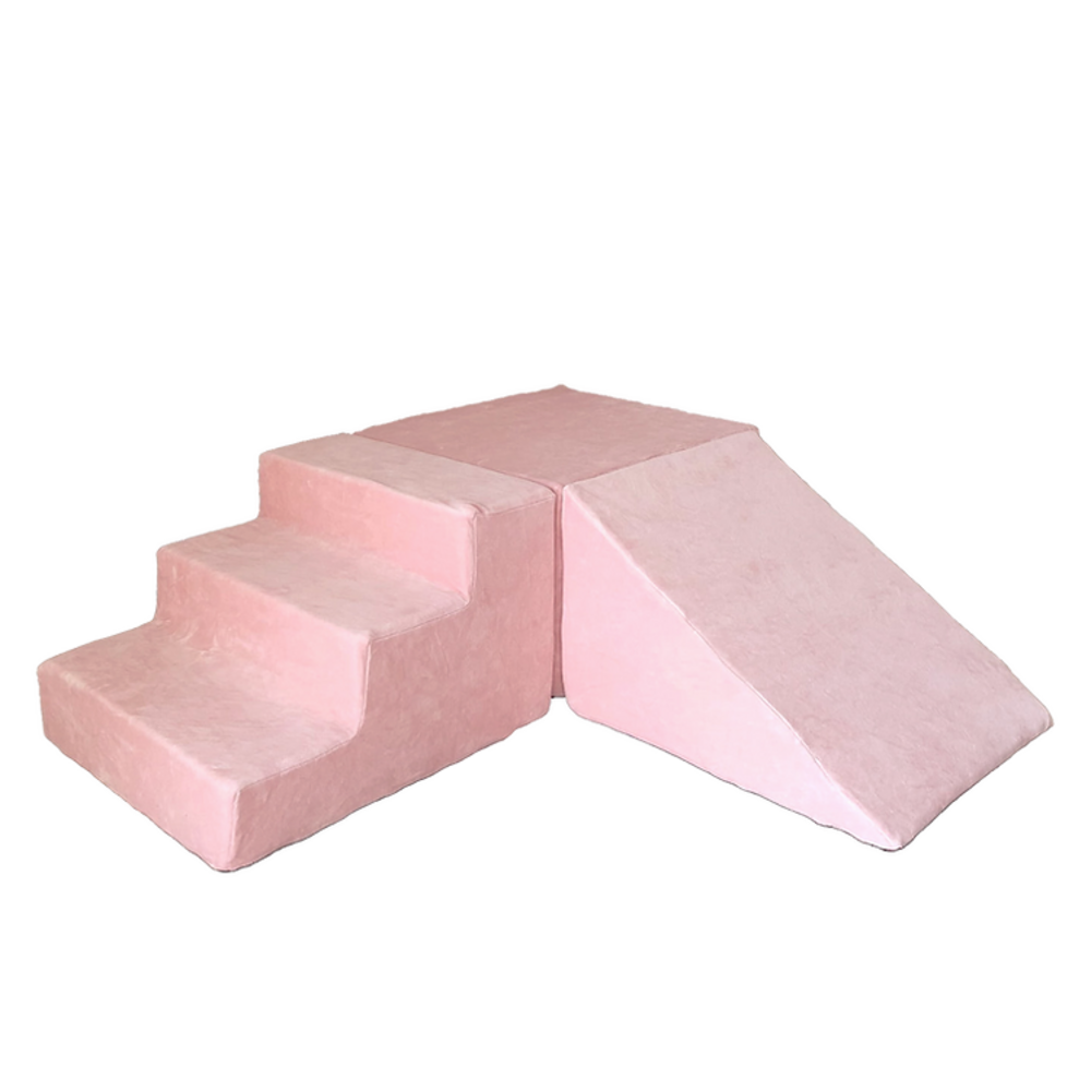 Foam speelset soft velvet (3st) Soft Pink