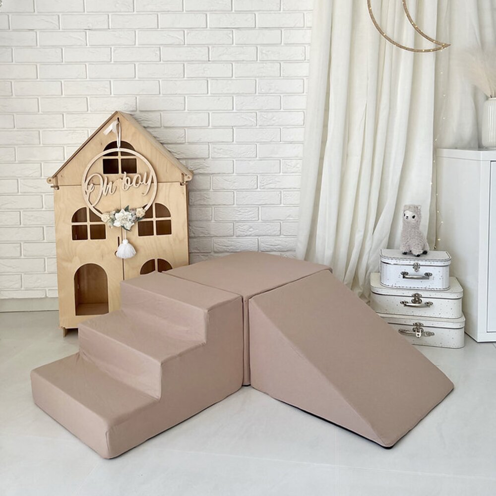Foam speelset katoen (3st) Beige