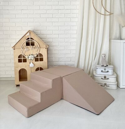 Foam speelset katoen (3st) Beige