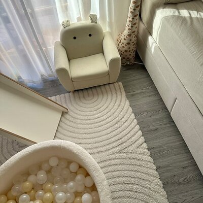 Ballenbad teddy Small - 90x30 + 200 ballen White