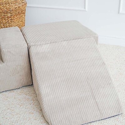 Foam speelset Velvet Rib (3 stuks) Cream