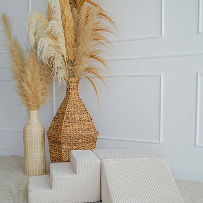 Foam speelset Velvet Rib (3 stuks) Cream