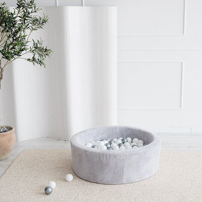 Ballenbad teddy Small - 90x30 + 200 ballen Grey