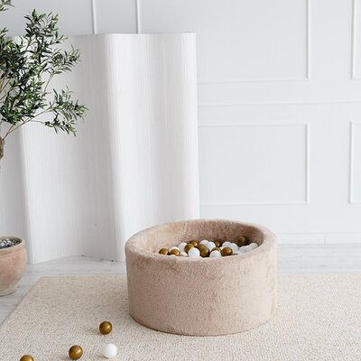 Ballenbad teddy Big - 90x40 + 300 ballen Beige