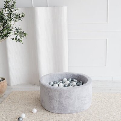 Ballenbad teddy Big - 90x40 + 300 ballen Grey