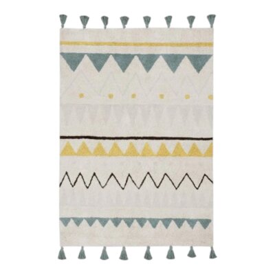 Azteca Natural-Vintage Blue Small - 120 x 160 cm