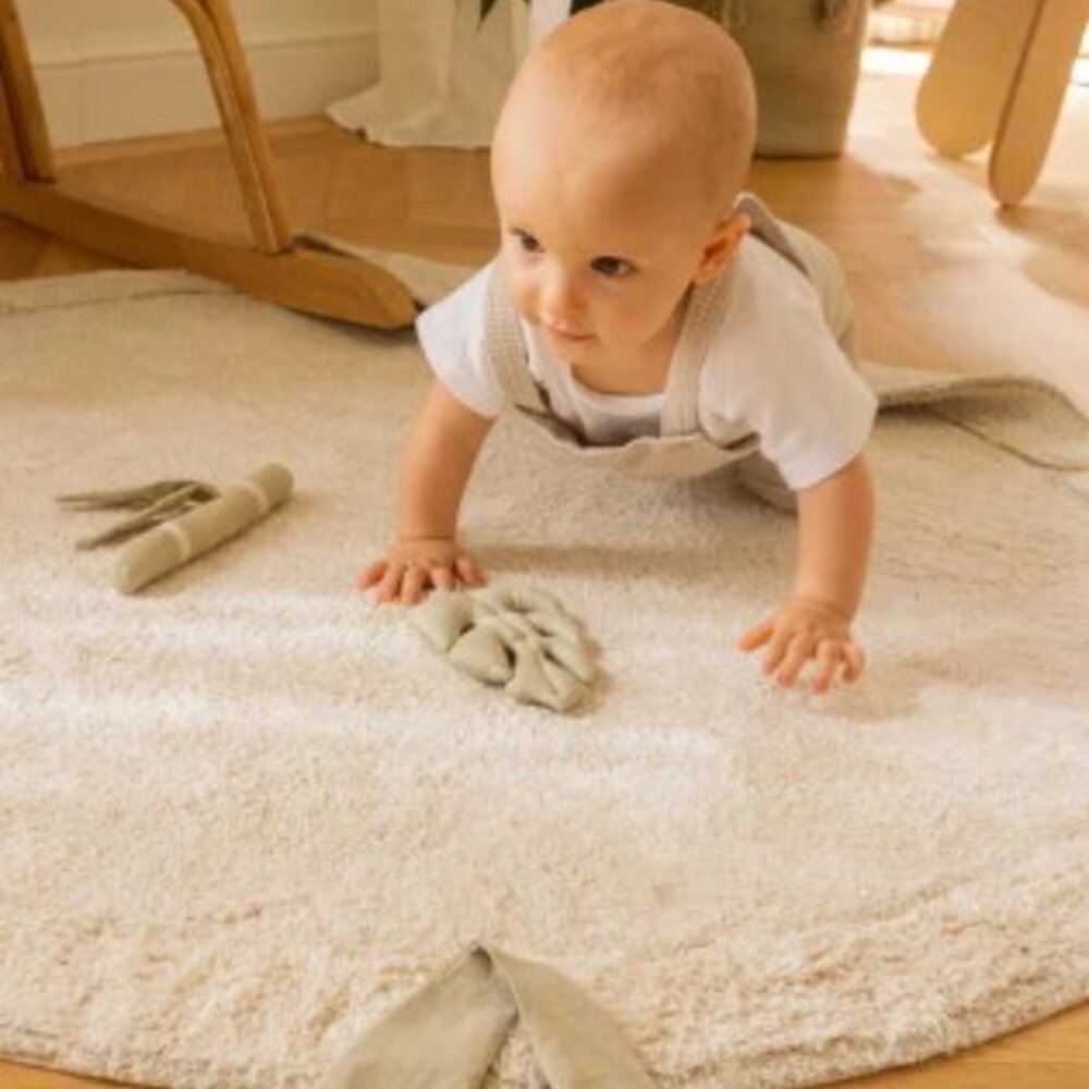 Wasbaar tapijt Bamboo Leaf - Ø 120 cm