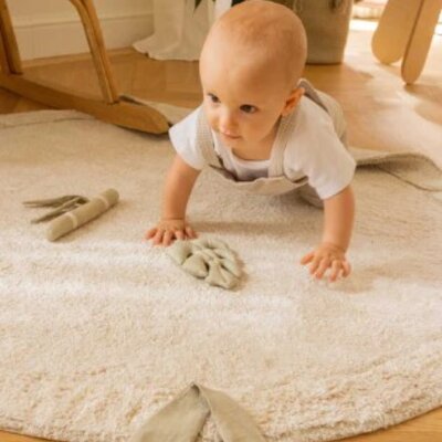 Wasbaar tapijt Bamboo Leaf - Ø 120 cm