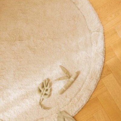 Wasbaar tapijt Bamboo Leaf - Ø 120 cm