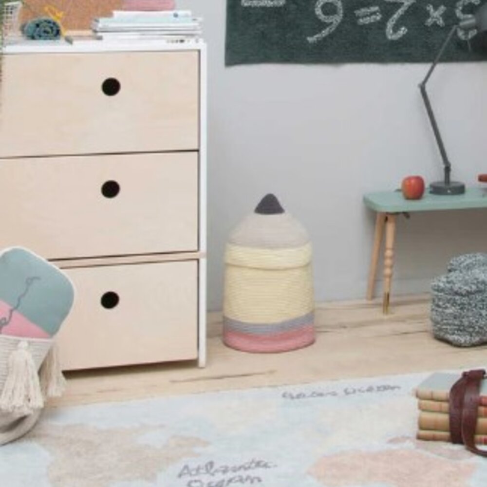 Wasbaar tapijt Vintage Map - 140 x 200 cm