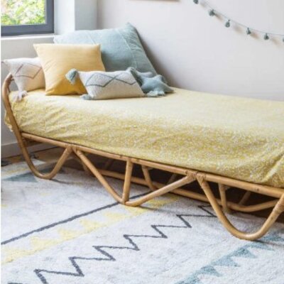 Azteca Natural-Vintage Blue  - 140 x 200 cm