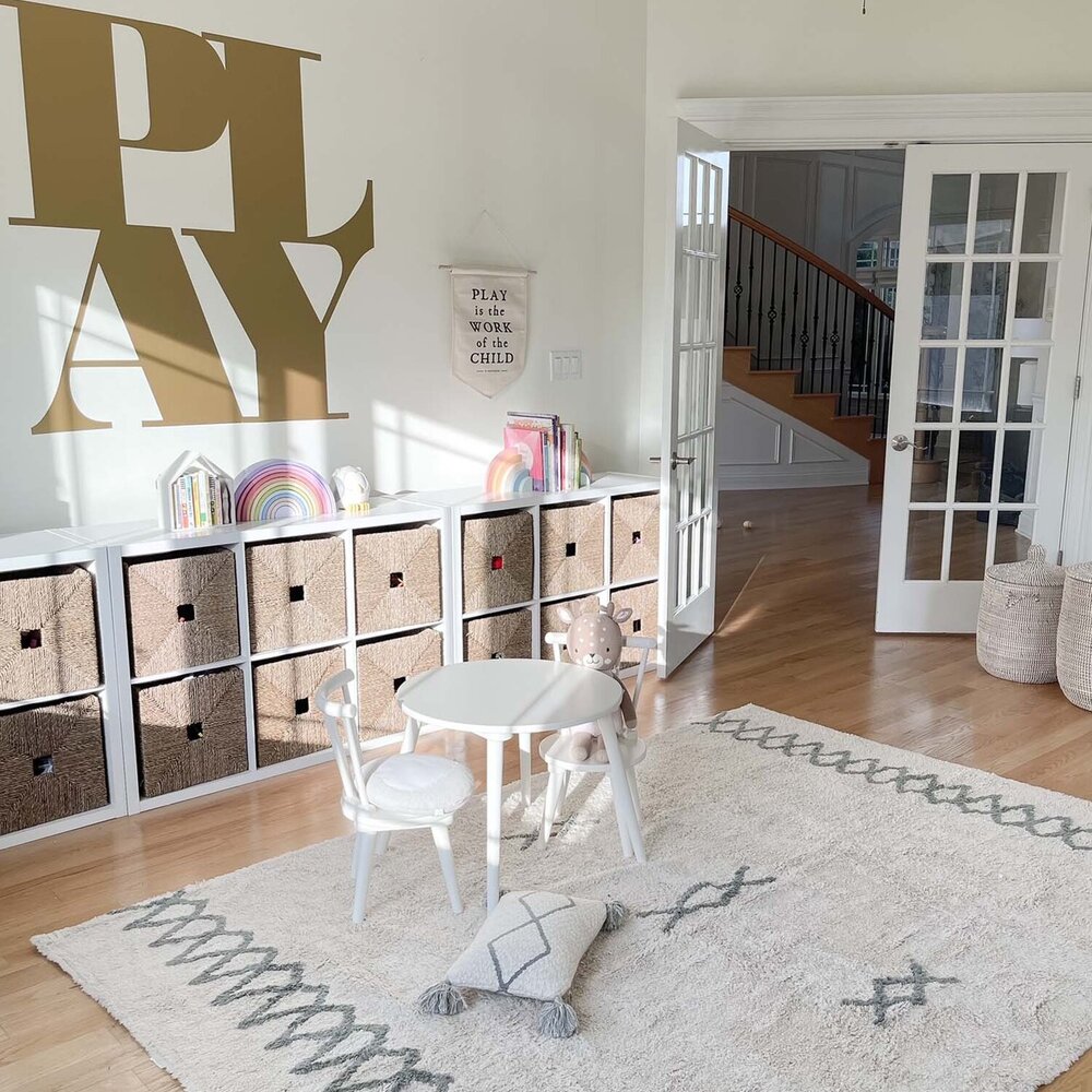 Wasbaar tapijt Atlas Natural - Vintage Blue - 170