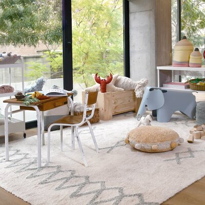 Wasbaar tapijt Atlas Natural - Vintage Blue - 170