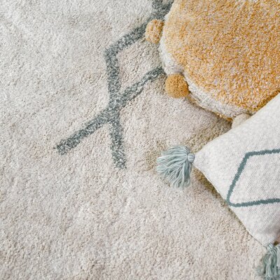 Wasbaar tapijt Atlas Natural - Vintage Blue - 170