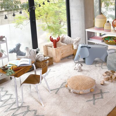 Wasbaar tapijt Atlas Natural - Vintage Blue - 170