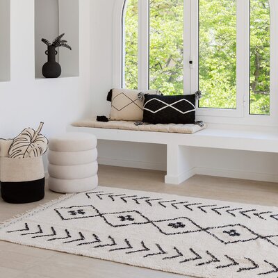 Wasbaar tapijt Bereber Rhombs 170 x 240 cm Wasbaar tapijt Bereber Rhombs 170 x 240 cm