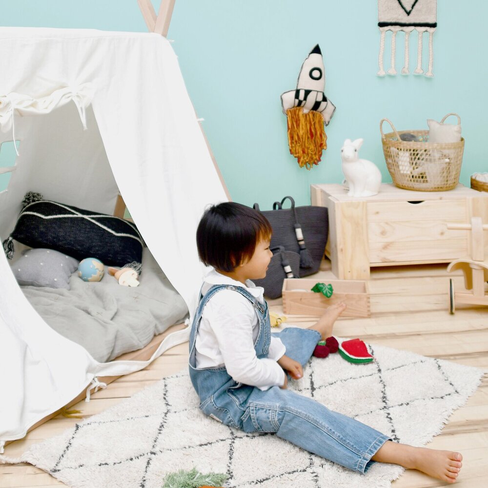 Wasbaar tapijt Mini Bereber - 70 x 100 cm Wasbaar tapijt Mini Bereber - 70 x 100 cm