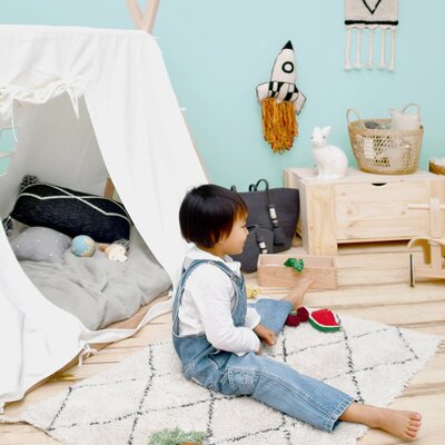 Wasbaar tapijt Mini Bereber - 70 x 100 cm Wasbaar tapijt Mini Bereber - 70 x 100 cm