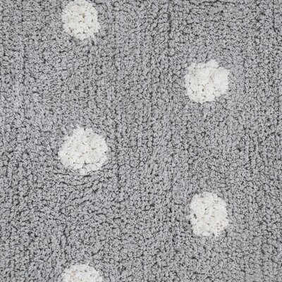 Wasbaar tapijt Mini Biscuit Pearl Grey - 70 x 100