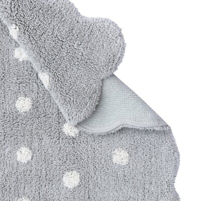 Wasbaar tapijt Mini Biscuit Pearl Grey - 70 x 100