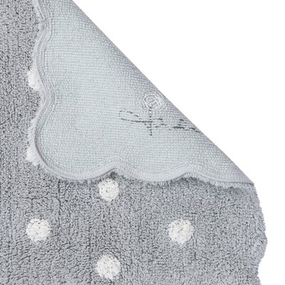 Wasbaar tapijt Mini Biscuit Pearl Grey - 70 x 100