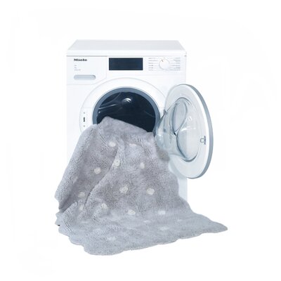 Wasbaar tapijt Mini Biscuit Pearl Grey - 70 x 100