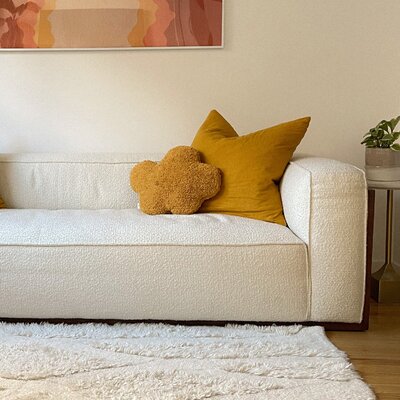 Kussen Cloud Mustard 50 x 40 cm Kussen Cloud Mustard 50 x 40 cm