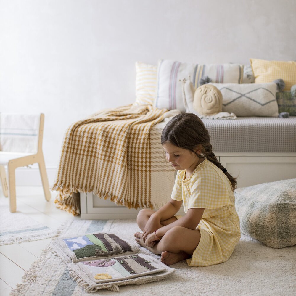 Wasbaar tapijt Gastro Vintage Blue - 140 x 200 cm