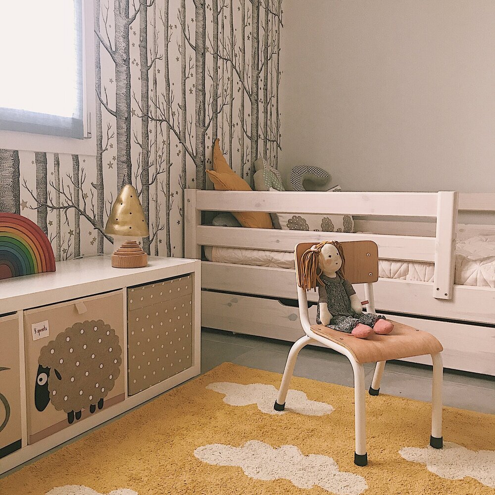 Clouds Mustard  - 120 x 160 cm