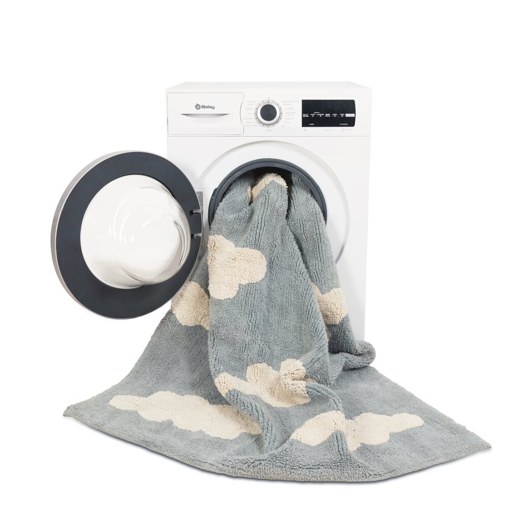 Clouds Vintage Blue  - 120 x 160 cm