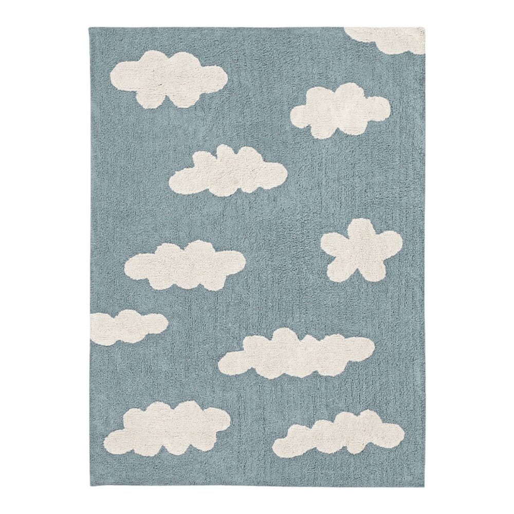 Clouds Vintage Blue  - 120 x 160 cm