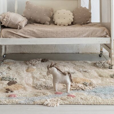 Washable play rug Path of Nature - 120 x 160 cm Washable play rug Path of Nature - 120 x 160 cm