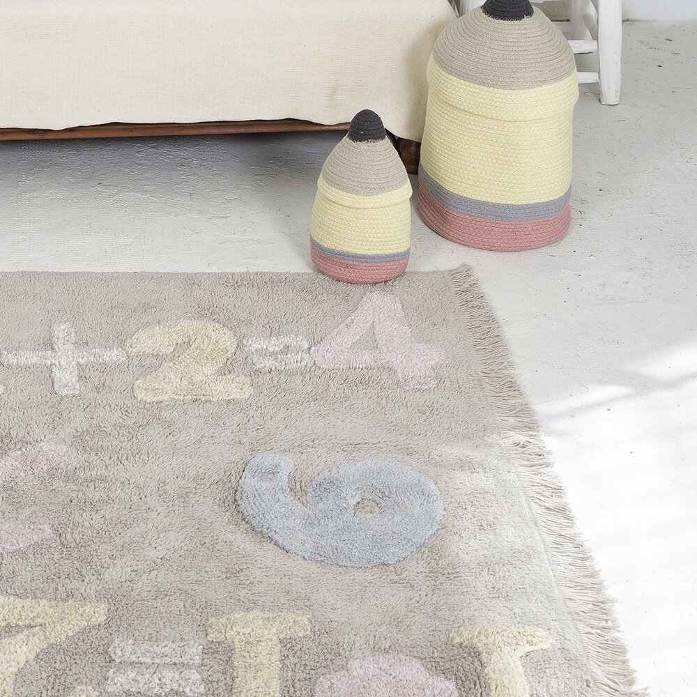 Wasbaar tapijt Baby Numbers - 120 x 160 cm Wasbaar tapijt Baby Numbers - 120 x 160 cm