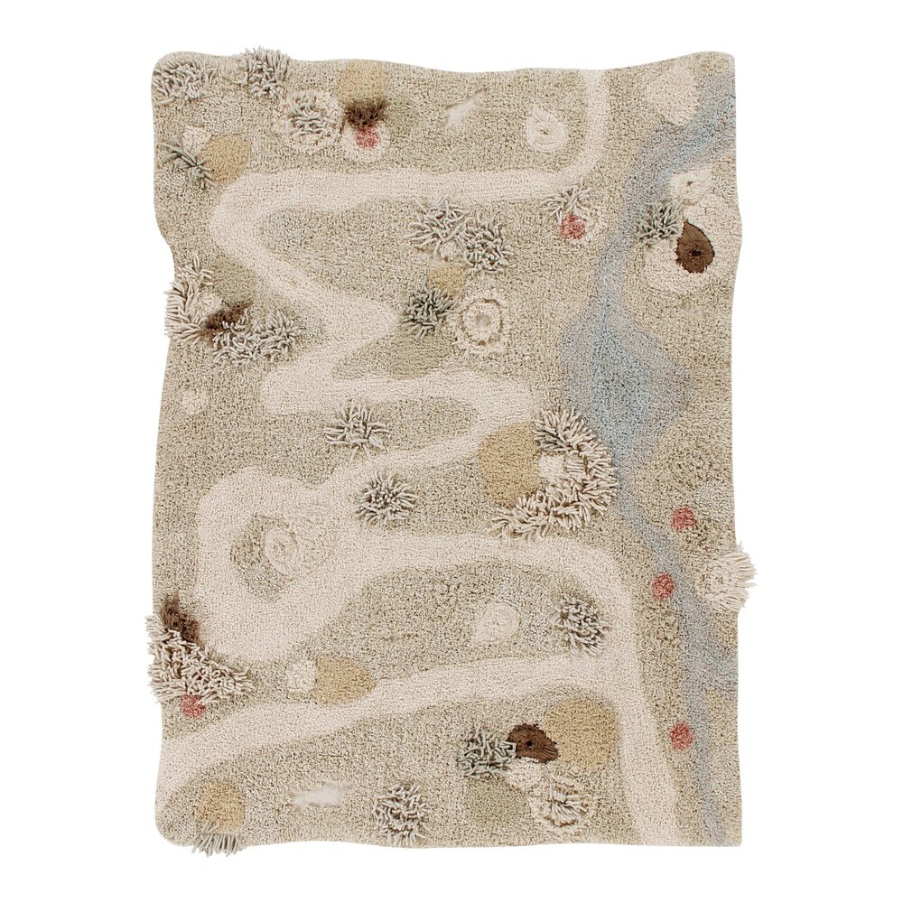 Washable play rug Path of Nature - 120 x 160 cm Washable play rug Path of Nature - 120 x 160 cm