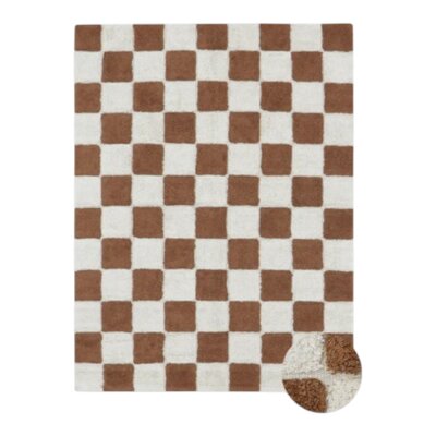 Wasbaar tapijt Kitchen Tiles Toffee - 200 x 300 cm Wasbaar tapijt Kitchen Tiles Toffee - 200 x 300 cm