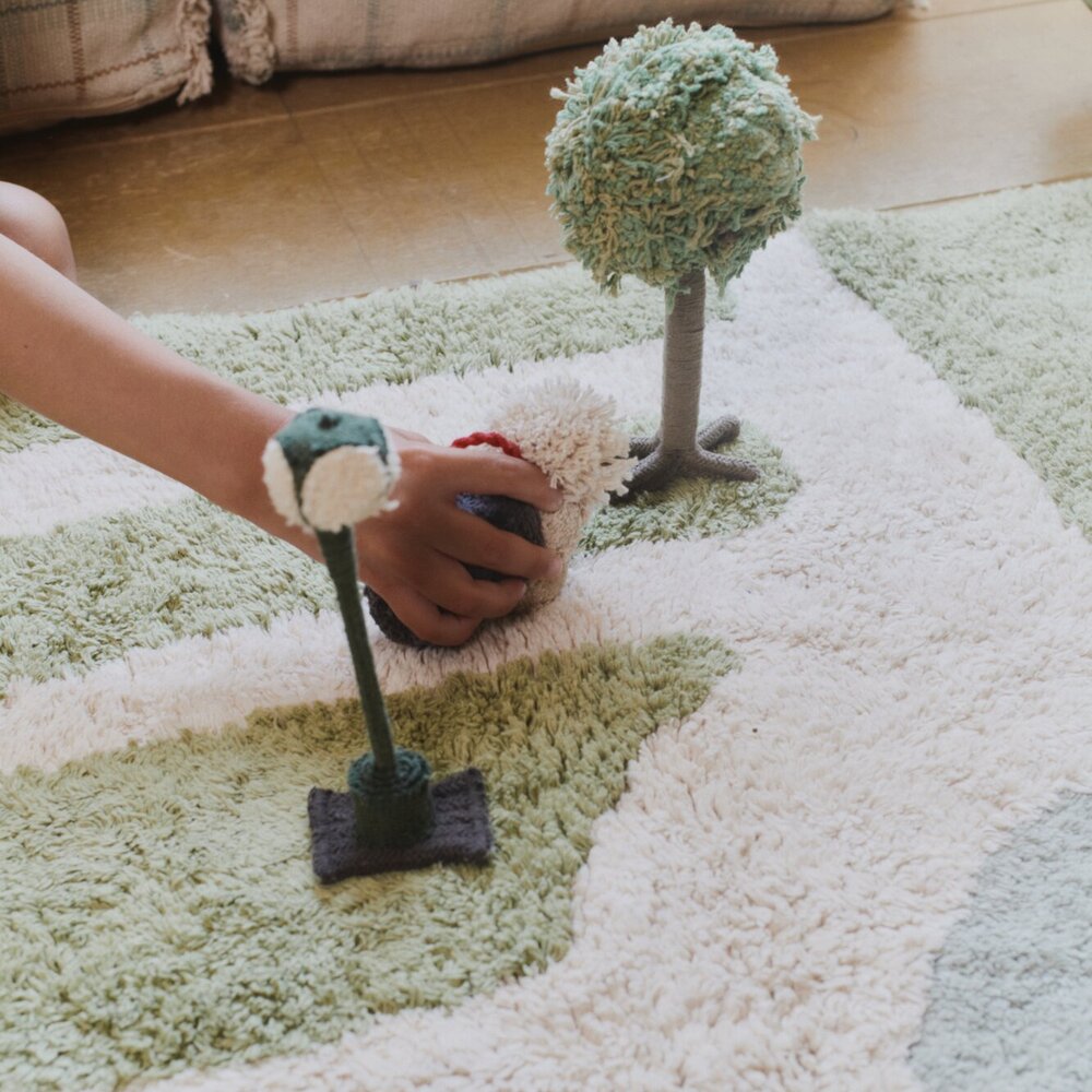 Wasbaar Play tapijt Hyde Park 90 x 130 cm Wasbaar Play tapijt Hyde Park 90 x 130 cm