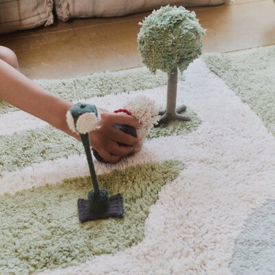 Wasbaar Play tapijt Hyde Park 90 x 130 cm Wasbaar Play tapijt Hyde Park 90 x 130 cm