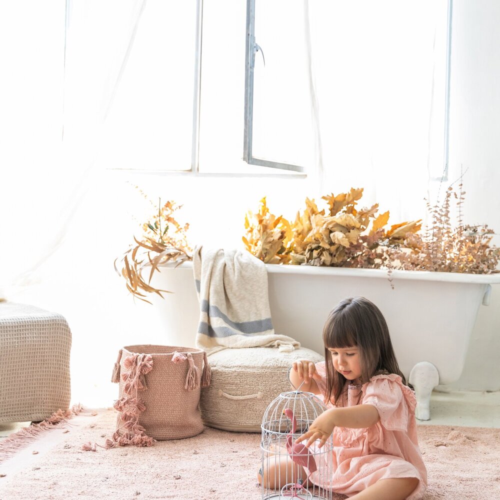 Wasbaar tapijt Woods Symphony Vintage Nude - 140 x