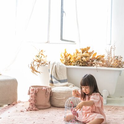 Wasbaar tapijt Woods Symphony Vintage Nude - 140 x